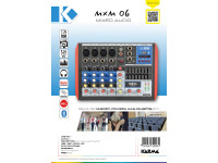 Karma 6 Canais USB/Bluetooth KM-MXM06 Karma 6 Canais USB/Bluetooth KM-MXM06